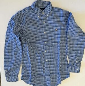 Ralph Lauren Blue Plaid Men's Shirt